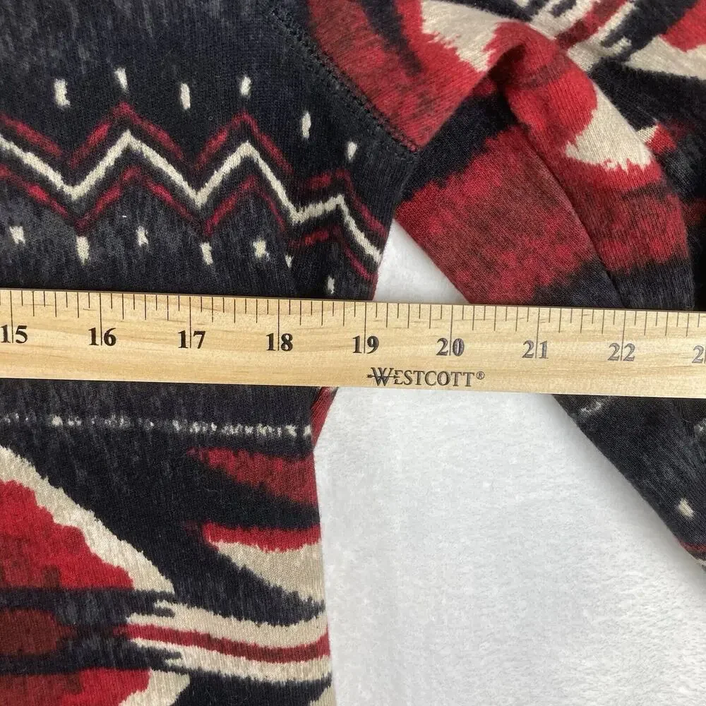 Lauren Ralph Lauren Black and Red Patterned Jacket - Picture 8 of 8